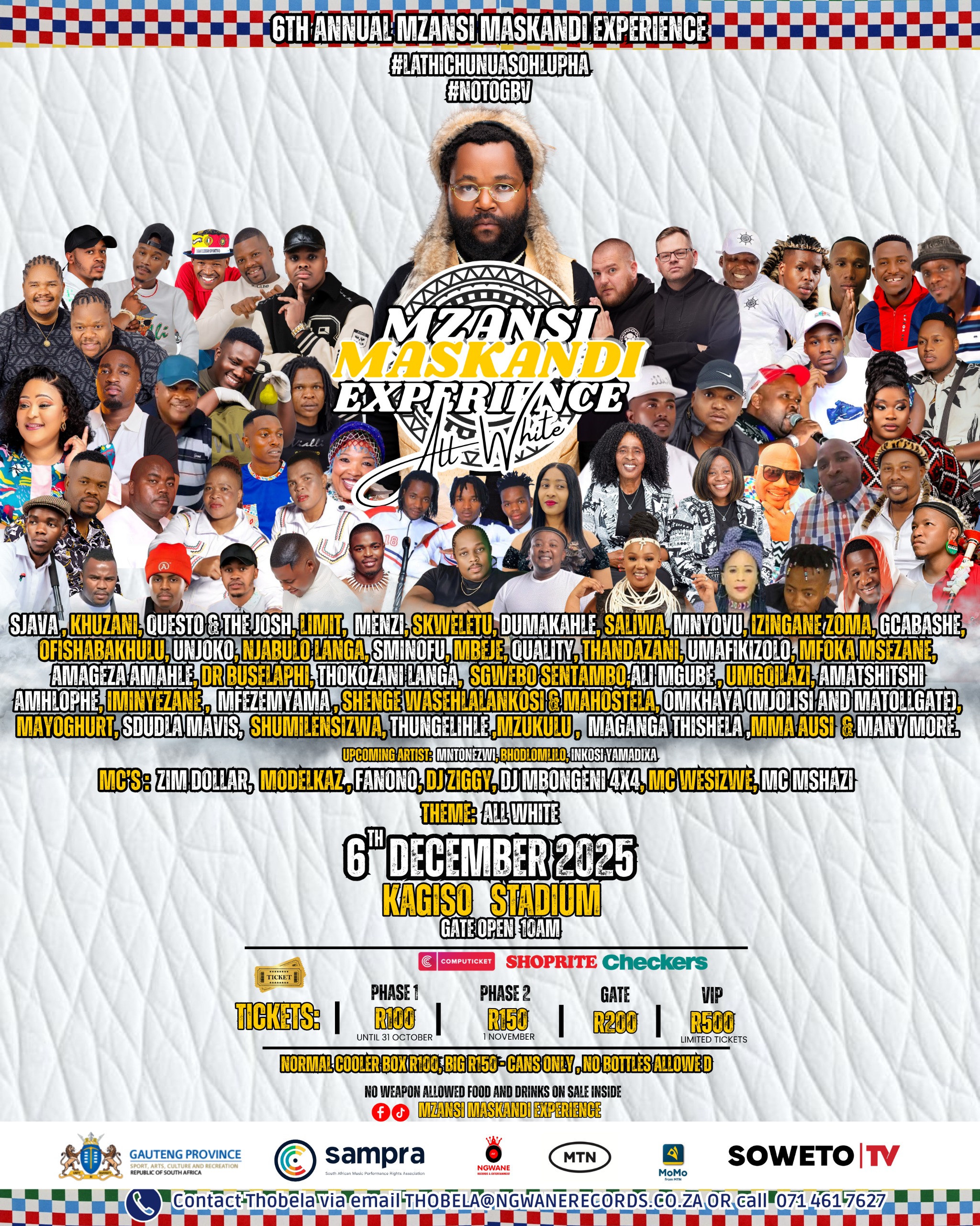 Mzansi Maskandi Experience All white Picnic
